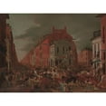 thumbnail image 3 of Anonymous 14x11 Black Modern Framed Museum Art Print Titled - Moving Day (In Little Old New York) (ca. 1827), 3 of 5
