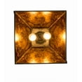 thumbnail image 5 of Meyda 134402 16 in. Square Elk At Dawn Pendant, Timeless Bronze & Amber Mica, 5 of 7
