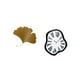 thumbnail image 5 of Esculturas de pared de hojas,Esculturas de pared de hierro forjado con hojas de ginkgo,Reloj de pared,Reloj de pared interior con números romanos nórdicos,Relojes distorsionados Reloj, 5 of 8