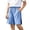 A Sky Blue, variant on Girls Bermuda Shorts Kids Athletic Breathable Shorts Color Block Loose Fit Casual Playwear Outdoor Sun Pants for Girls Boys Sports Mint Green 2 Years-3 Years