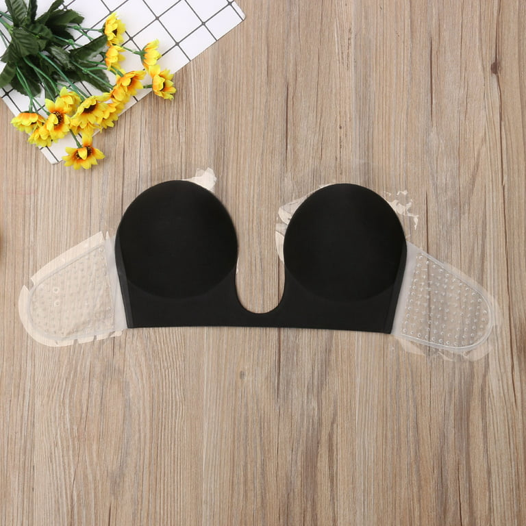 Women Push Up Strapless Sticky Adhesive Invisible Backless Bras