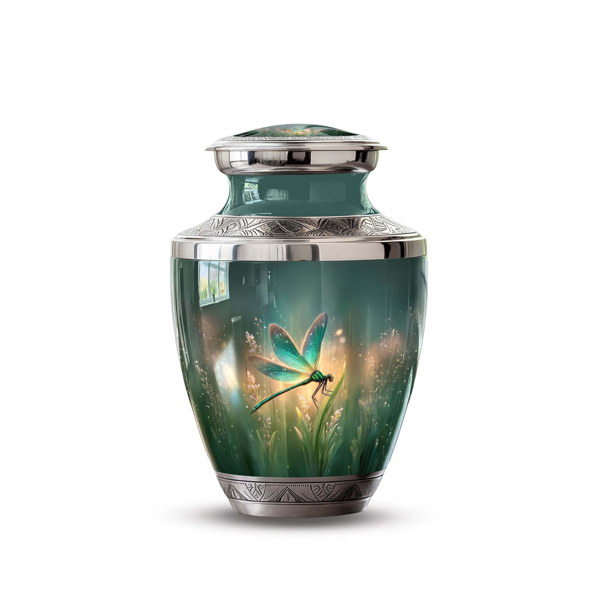 Dragonfly Urns For Human Ashes Adult Female - Small Cremation Urns For Women - Dragonfly Urn For Ashes For Men - Funeral Urn For Mom ( Size:- 3 Inch 2pc )