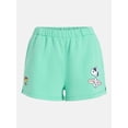 thumbnail image 5 of Peanuts Women's Snoopy Graphic Fleece Shorts, 2.5" Inseam, Sizes XXS-XXL, 5 of 5