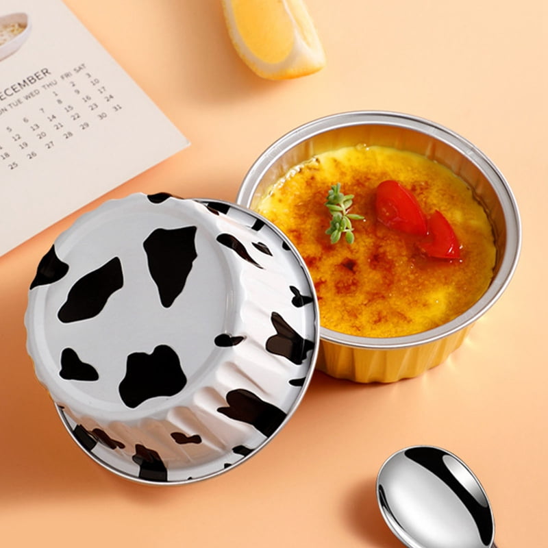 HitUpon 20Pcs Air Fryer Tin Foil Cup Bbq Tray Aluminum Foil Tin Box