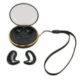 thumbnail image 3 of Auriculares Bluetooth para dormir BT5.3 con control táctil, invisibles, inalámbricos, con pantalla digital, estuche de carga, color negro, 3 of 15