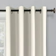 thumbnail image 3 of Better Homes & Gardens Solid Herringbone Blackout Curtain Panel, 1 Panel, Off-White, 50" W x 95” L, 3 of 6