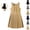 Khaki, variant on Mfakffe Girls Sleeveless Pinafore Pleated Dress Vintage Academy Pleated Skirt Jumper Dress Fashion Uniform Vest Dress