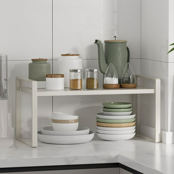 YIMWNYI Multi Functional Kitchen Storage Rack Cabinet, Metal Layered Storage Shelf, Strong Sturdy Organizer, Rustproof and Easy to Clean, Ideal for Kitchen and Garage Storage