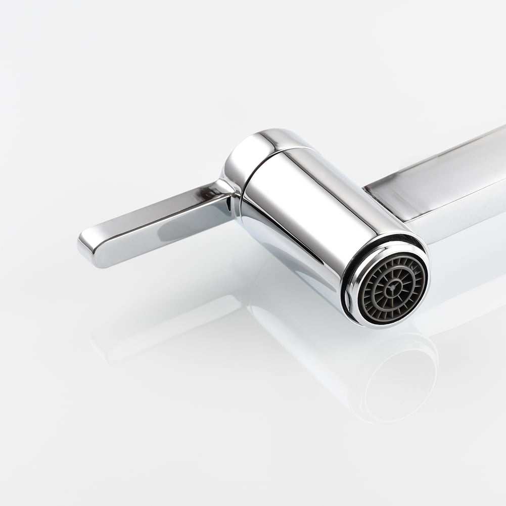 Lowestbest Brass Wall Mounted Foldable Faucet, Double Handles Fuacet, Cold Water Kitchen Tap, Chrome Lowestbest Brass Wall Mounted Foldable Faucet, Double Handles Fuacet, Cold Water Kitchen Tap, Chrome
