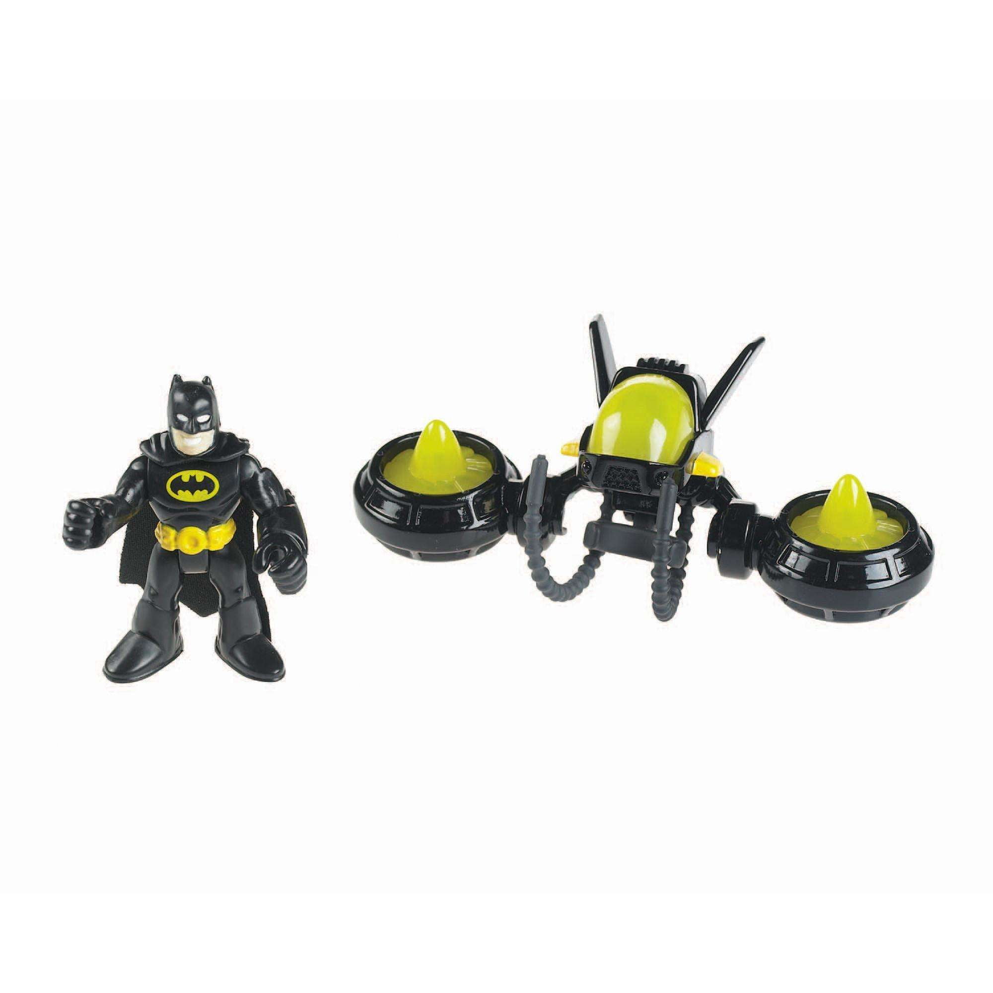 2pcs 3" Fisher-Price Imaginext DC Super Friends Battle Batman Batmen Figure Toys 