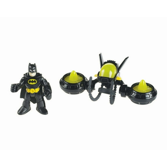 Imaginext DC Super Friends Batman Action Figure with Jet Pack Play Set