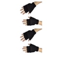 thumbnail image 3 of Minnieouse 1 par de manoplas para adultos, manoplas para mantener el calor, fundas simples para los dedos, accesorio de ropa con Negro 2piezas, 3 of 6