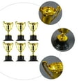 thumbnail image 4 of 20pcs Mini Copas de oro plásticas Trofeos para niños para niños aprendiendo juguetes (dorado), 4 of 5