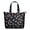 Funny, variant on Lightweight Travel Tote Bag with Cute Lemon Vintage Floral Prints Large Capacity Weekender Bag Featuring Fresh Yellow Fruit Bright Summer Design