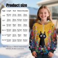 thumbnail image 7 of Pzuqiu Cat Boy's Hooded Sweatshirts 8-9 Versatile Fleece Boys Hoodies Personalized Children's Long Sleeve Sweatshirt Fall Outfits Fashion Clothing for Daily Life, 7 of 7
