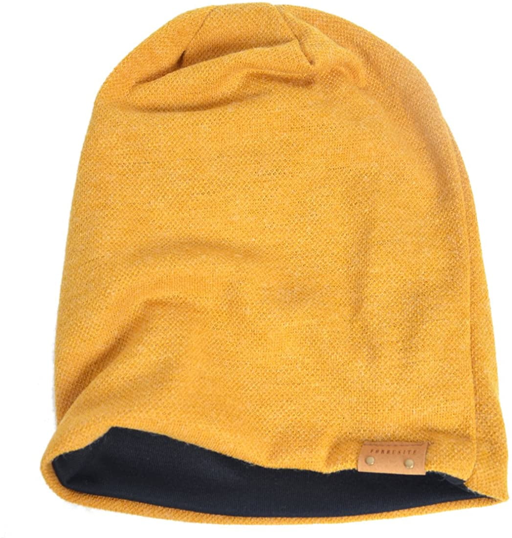 JESSE · RENA Men's Slouch Beanie Skull Cap Lined Oversize Baggy Winter Hat CFB305
