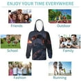 thumbnail image 5 of Daiia Fire Breathing Dragon Twilight for Boys Fashion Hoodies & Sweatshirts with Kangaroo Pocket,Hooded Sweatshirt for Kid, Breathable& Moisture Wicking-X-Large, 5 of 6