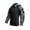 Gray, variant on Rain Jacket Men Waterproof with Pockets Plus Size Solid Color Long Sleeve Casual Outdoor Tactical Training Jacket Black XXL