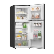 Frigidaire 10 Cu. ft. Top Freezer Refrigerator with Airflow Control, Frost-Free Apartment Size Fridge for Kitchen, Office, Black