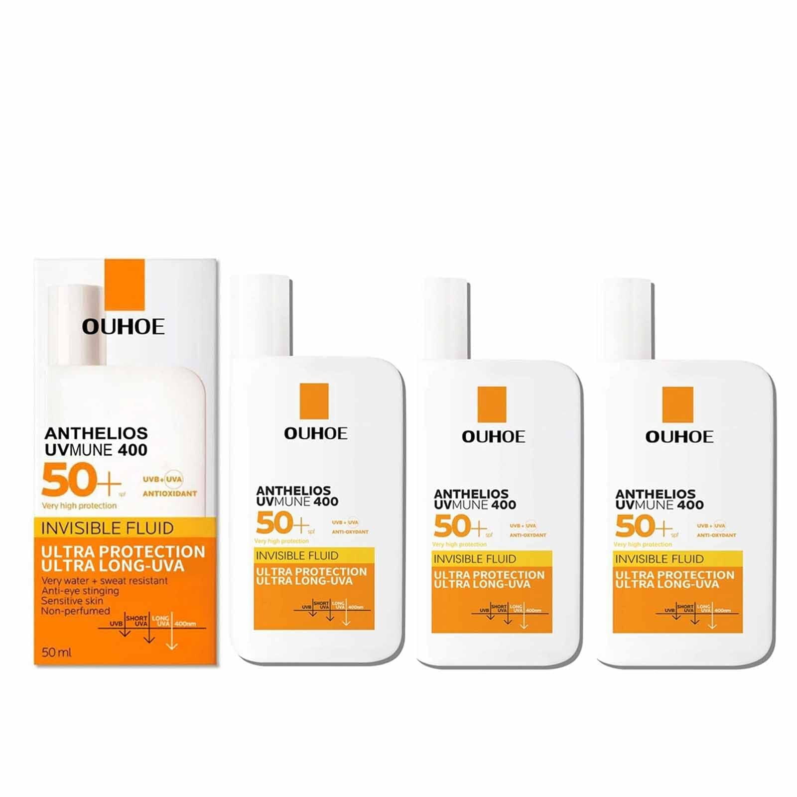 Sun Cream, Face Sunscreen, Anthelios UVmune 400 Invisible Fluid SPF50