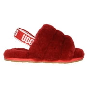 UGG Kids Fluff Yeah Slide (Toddler/Little Kid) Ribbon Red