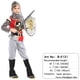 thumbnail image 2 of Disfraces de caballero Guerrero romano para niños, disfraz de gladiador de Guerrero romano griego para niños, regalos para niños, ropa de actuación para Halloween, 2 of 5