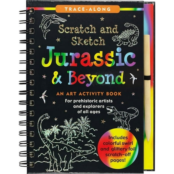 Scratch & Sketch Jurassic (Trace Along), (Hardcover)