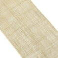 thumbnail image 4 of Uxcell 10 Yards Natural Burlap Ribbon 4.7 inch Jute Burlap Wired Ribbon Rustic Ribbon, 4 of 5