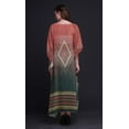 thumbnail image 4 of Phagun Aztec Geometric Ladies Plus Size Kaftan Summer Wear Beach Coverup Kimono Caftan-S-L, 4 of 4