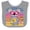 Heather and White, variant on Inktastic Australian Koala Cool Sunset Girls Baby Bib