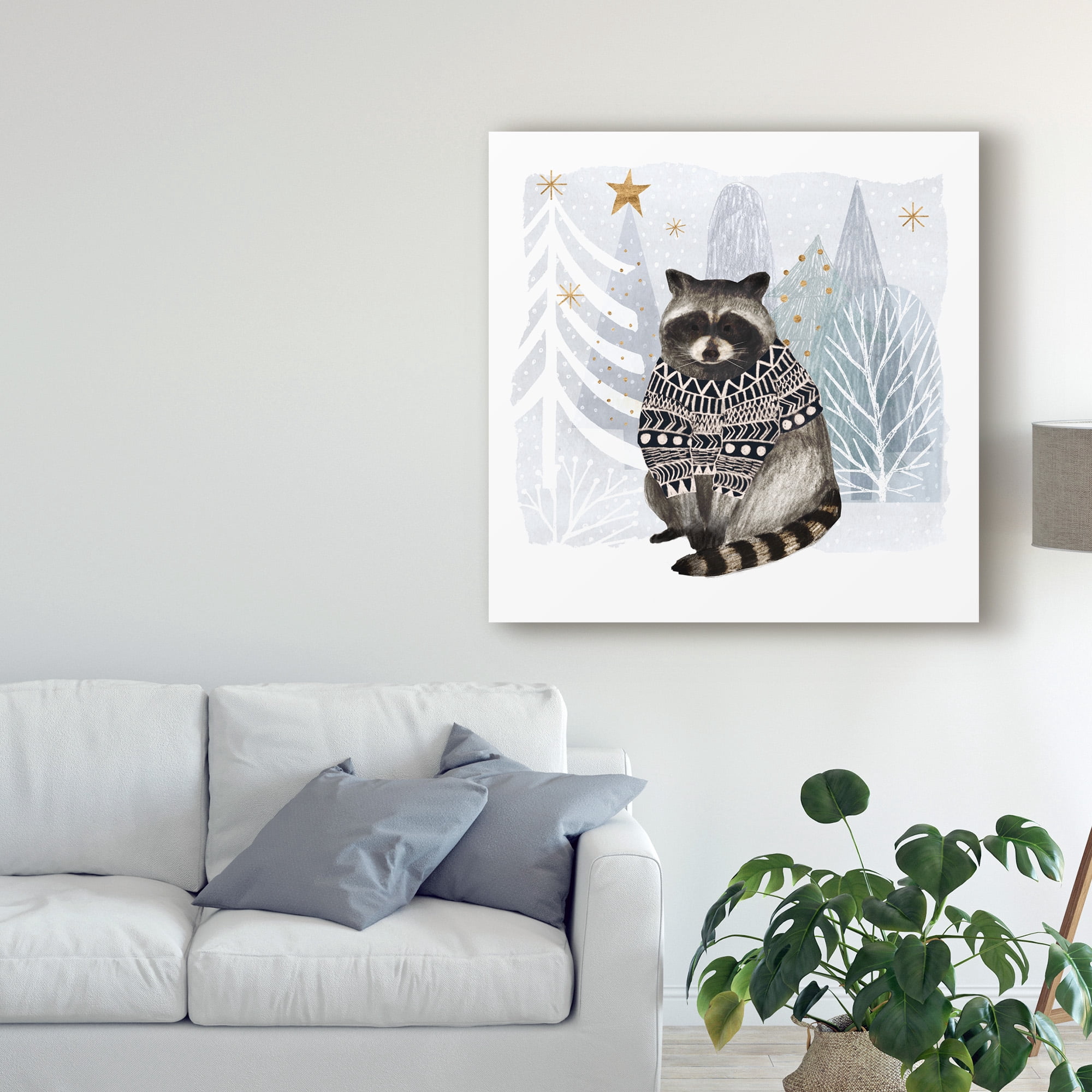 Trademark Fine Art 'Cozy Woodland Animal IV' Canvas Art by Victoria Borges