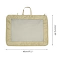 thumbnail image 2 of Unique Bargains 1 Pc Portable Packing Cube for Luggage 17.72"x4.72"x12.99" Khaki, 2 of 6