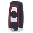 thumbnail image 1 of Étui Porte-Clés, Caractéristiques d'Origine Smart Key Shell Rouge/noir Léger Durable pour les Pièces Automobiles 3 Bouton, 4 Bouton, 1 of 8