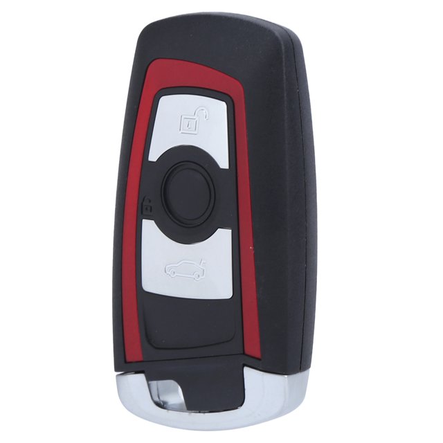 Key Fob Case, Original Specifications Smart Key Shell Red/Black Lightweight Durable For Auto Parts 3 Button,4 Button