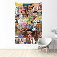 thumbnail image 1 of Tapiz de Hey Arnold, tapiz grande para colgar en la pared, para sala de estar, dormitorio, póster, fondo de decoración del hogar para niños, niñas y adultos, 228 x 152 cm, 1 of 8