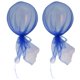 thumbnail image 2 of 2pcs de Tulle de Látex con Cintas de Cumpleaños de Niños Bricolaje de Balones de Azul Macarena Globos de boda, 2 of 8