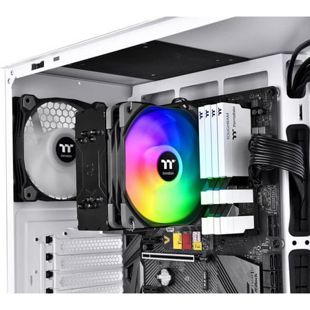 Thermaltake - UX200 SE ARGB Lighting CPU Cooler - Black