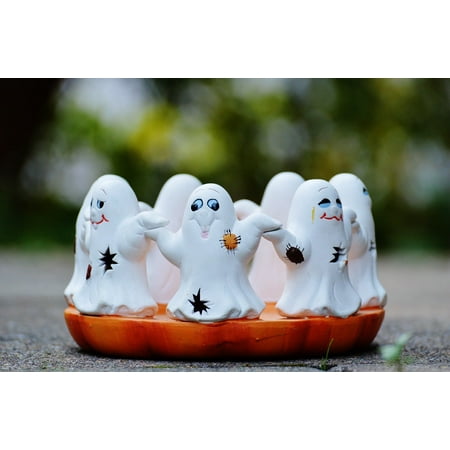 Laminated Poster Ghost Cute Ghosts Group Halloween Poster Print 11 x 17