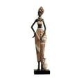 thumbnail image 1 of Estatua de mujer africana, figura humana, adorno estético, decoración, estatua de resina para 7 cm x 5 cm x 34 cm, 1 of 9
