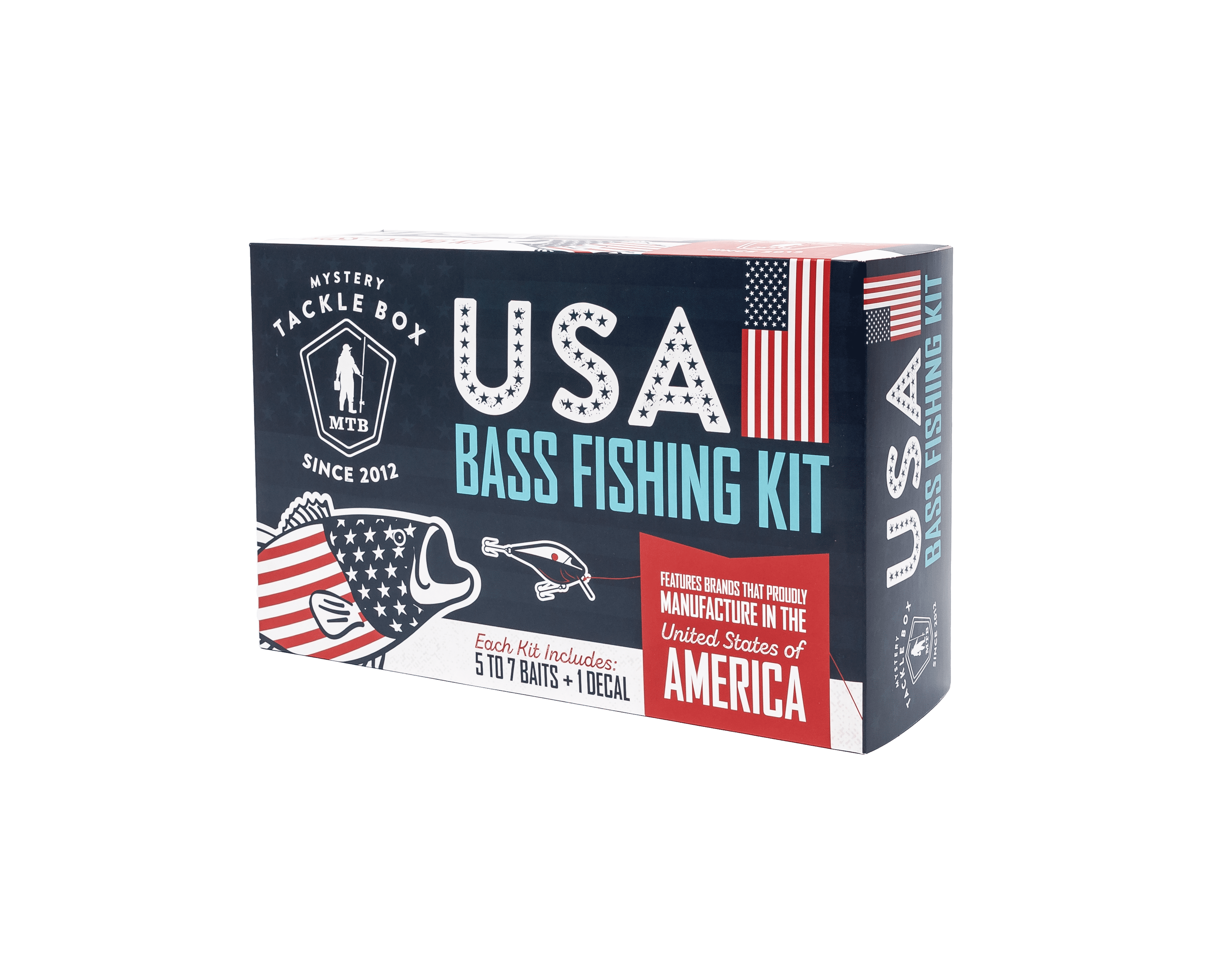 Mystery Tackle Box USA Bass Lure Kit