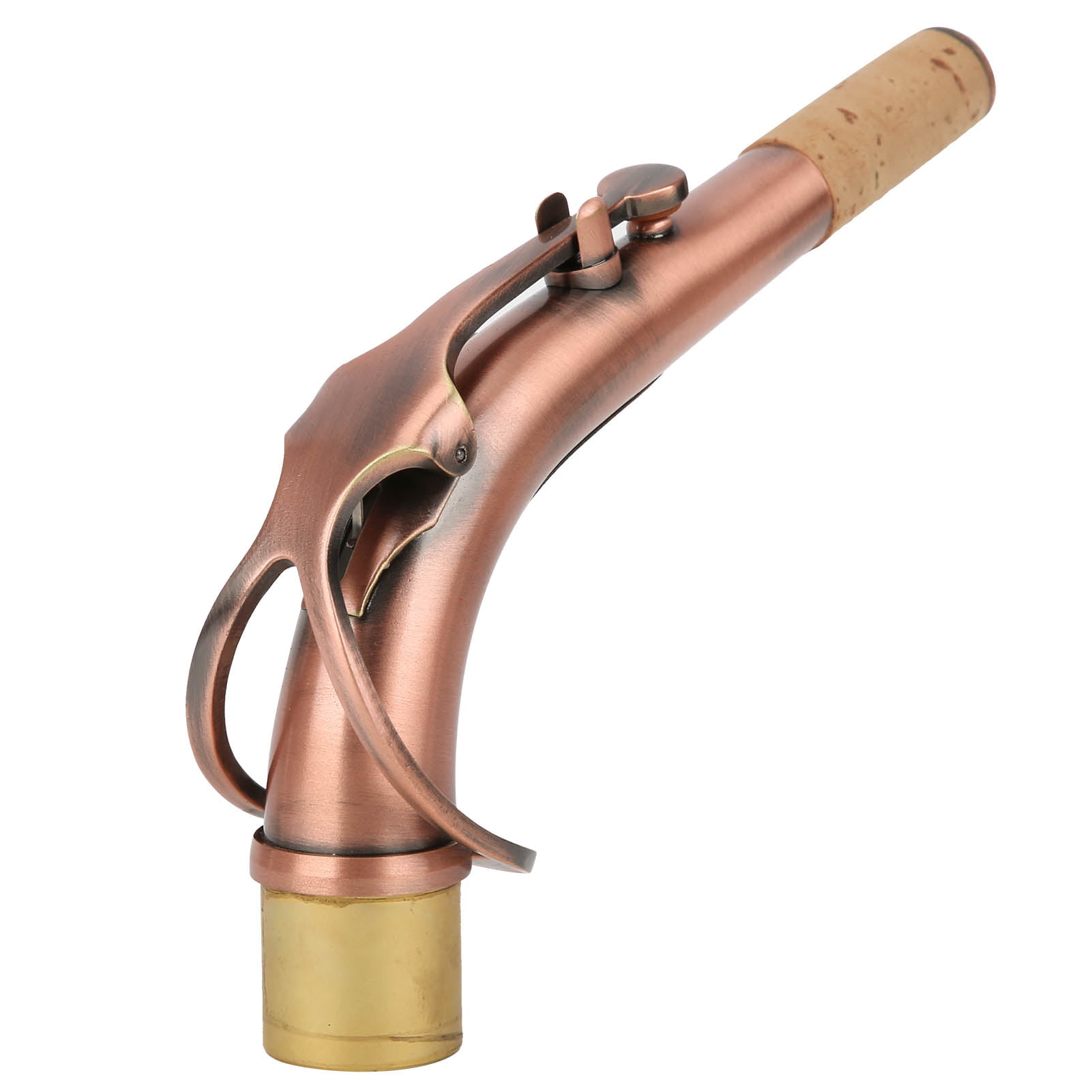 Brass saxophone neck for alto sax bend tube musical instrument accessories 2.45cm Golden 