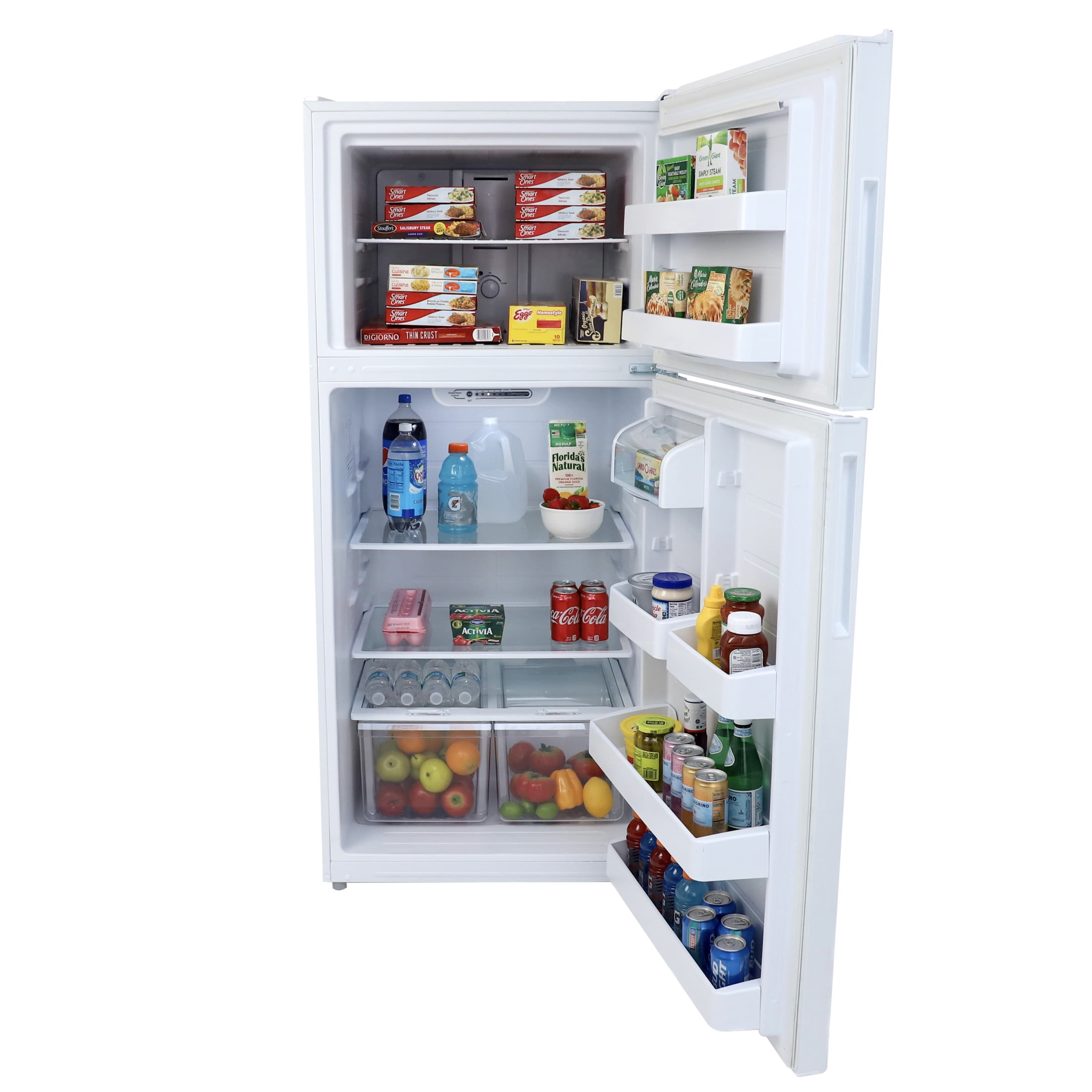 Avanti Frost-Free Apartment Size Standard Door Refrigerator, 18.0 cu. ft. Capacity, in White (FF18D0W-4)