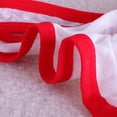 thumbnail image 4 of USNSM Men Mesh See Through G-String Bulge Pouch Jockstraps Thong Breathable Elastic Sports Underwear Lingerie White S, 4 of 5