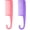 Purple, Pink, variant on OPALESQU 2PCS Wide Tooth Shower Combs with Hook for Wet dry Curly Hair, Premium Tangle Free Combs,Detangle Curls, Detangler Comb for women,black+purple