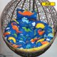 thumbnail image 1 of Funda de cojín para silla de columpio colgante, funda de almohada desmontable redonda de Papasan sin relleno para el hogar, Patio y salas de estar, S/L Fivean unisex, 1 of 2