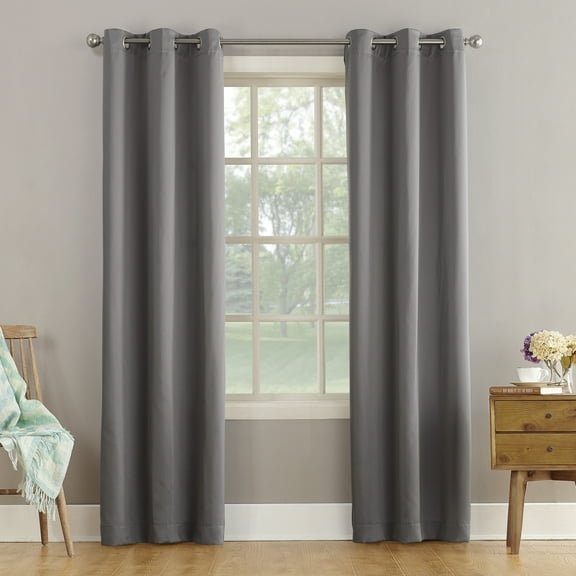 Sun Zero Arya Room Darkening Grommet Curtain Panel, Multiple Sizes Available