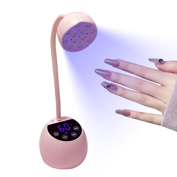 UV Nail Lamp with 3 Timers Auto Sensor 30W Mini UV  Nail Light for Gel Nails Polish Nail Dryer