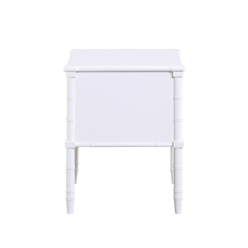 Comfort Pointe Ellison 2 Drawer Nightstand - White