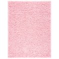 thumbnail image 2 of Safavieh Polar Shag Collection PSG800P Solid Glam 3-inch Extra Thick Area Rug, 6'7" x 9'2", Light Pink, 2 of 4
