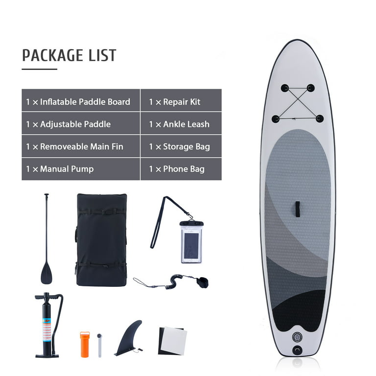 Set Adults, Hybrid with Paddle Black Board 10\'6\